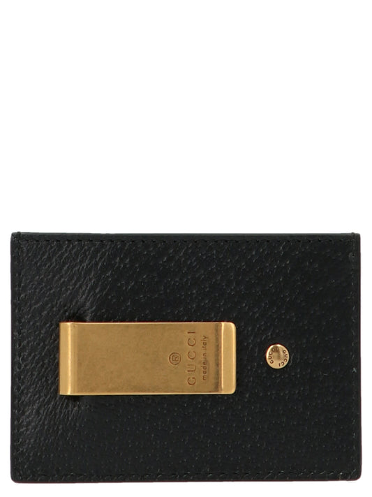 GG Marmont Money Clip Card Case