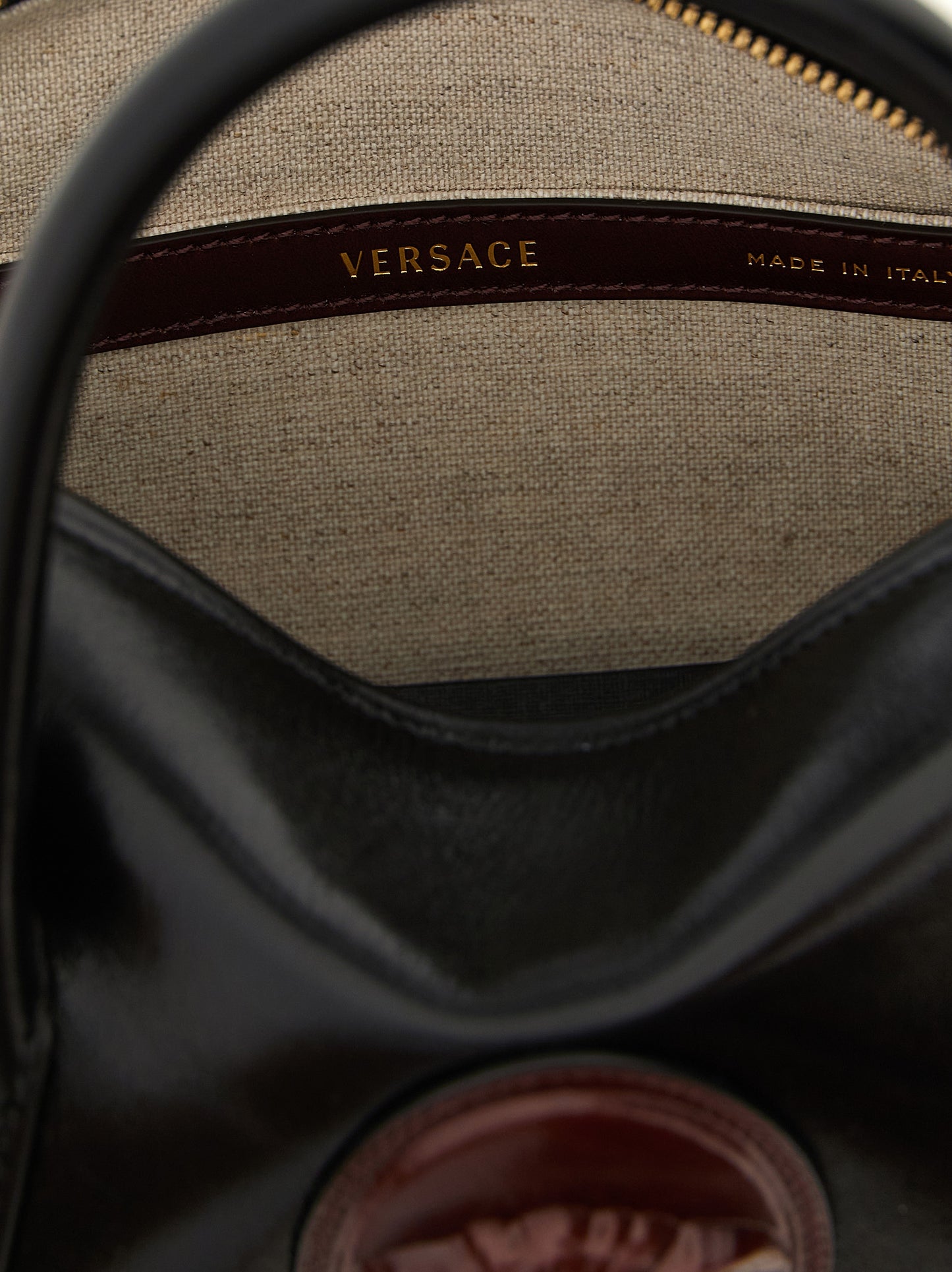 Roomy Small Top Handle Bag in Leather