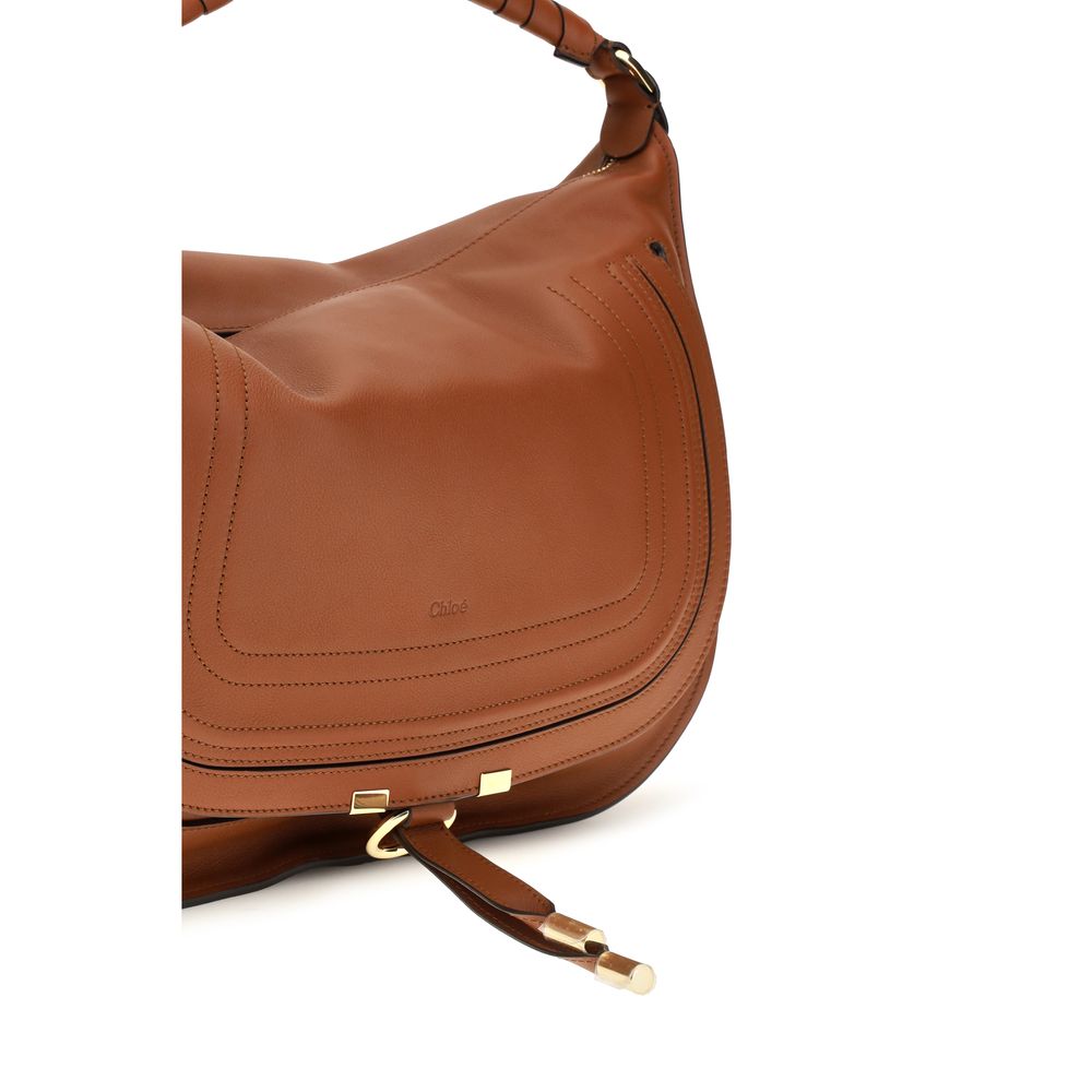 Marcie Medium Double Carry Bag in Calfskin Leather