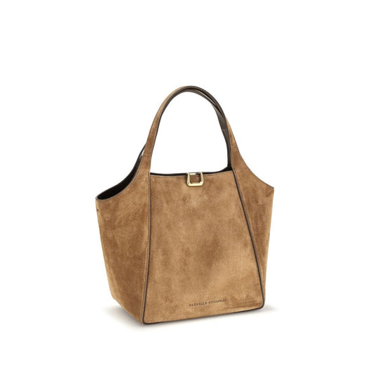 Sartorial Small Bucket Bag in Suede