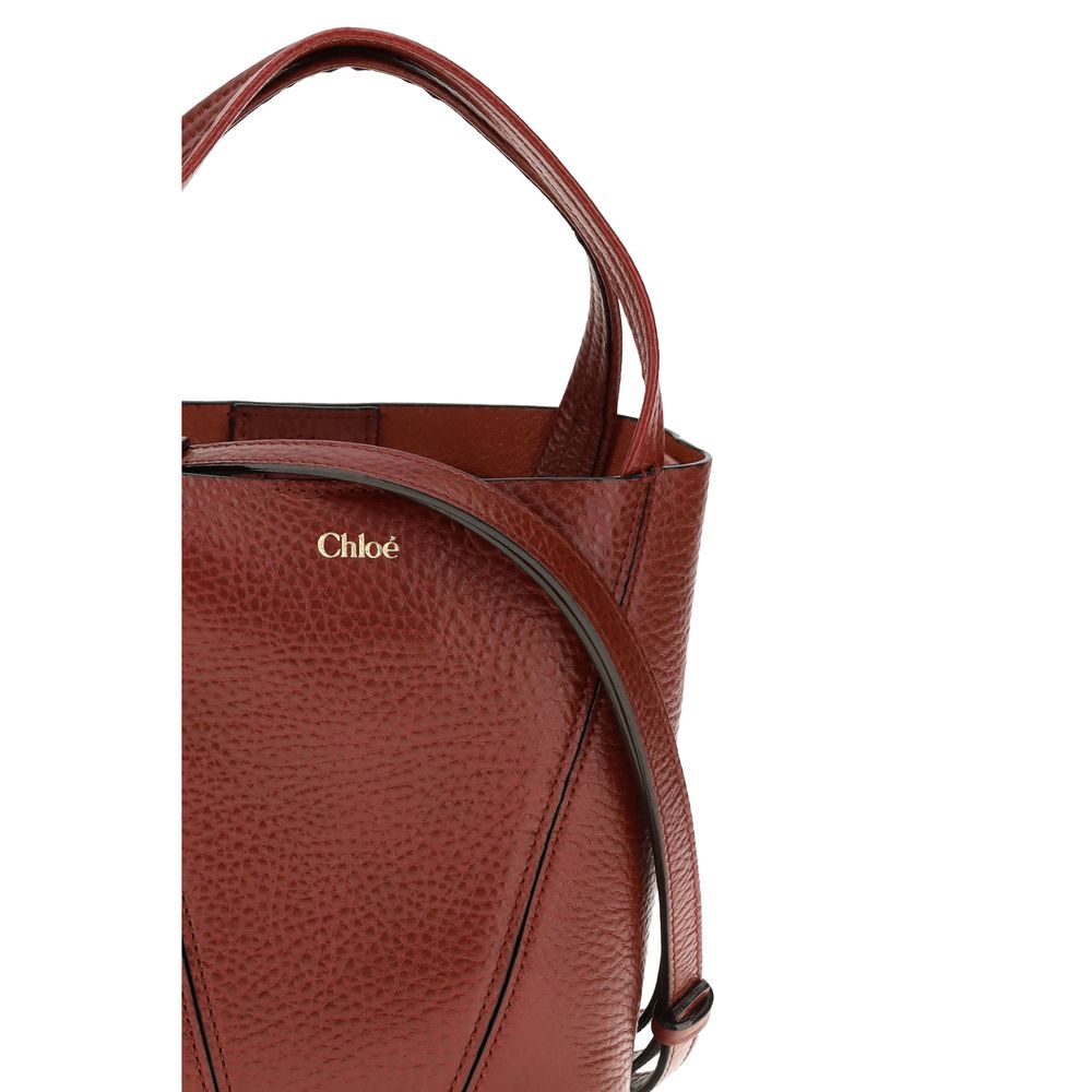 Spin Tote Bag in Grained Leather