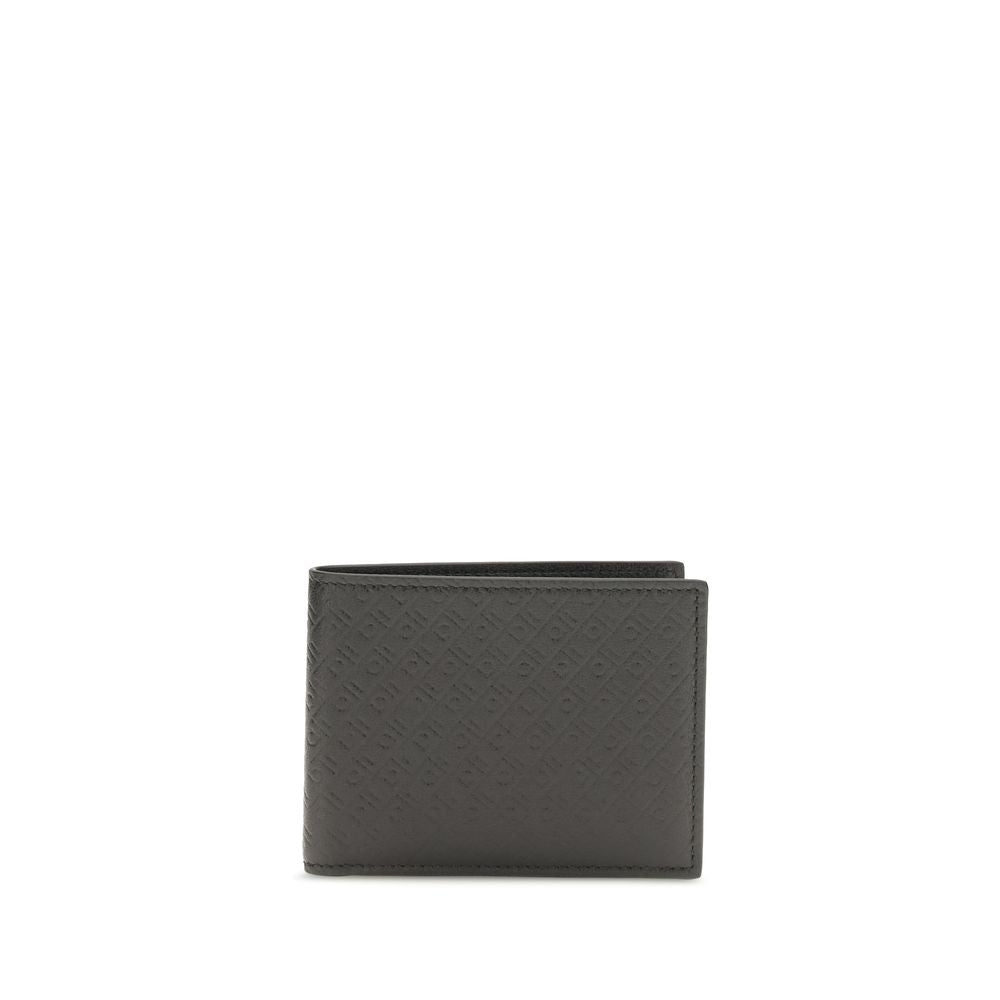 Embossed Monogram Leather Bifold Wallet