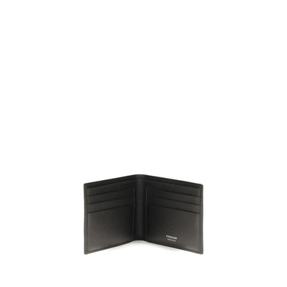 Embossed Monogram Leather Bifold Wallet