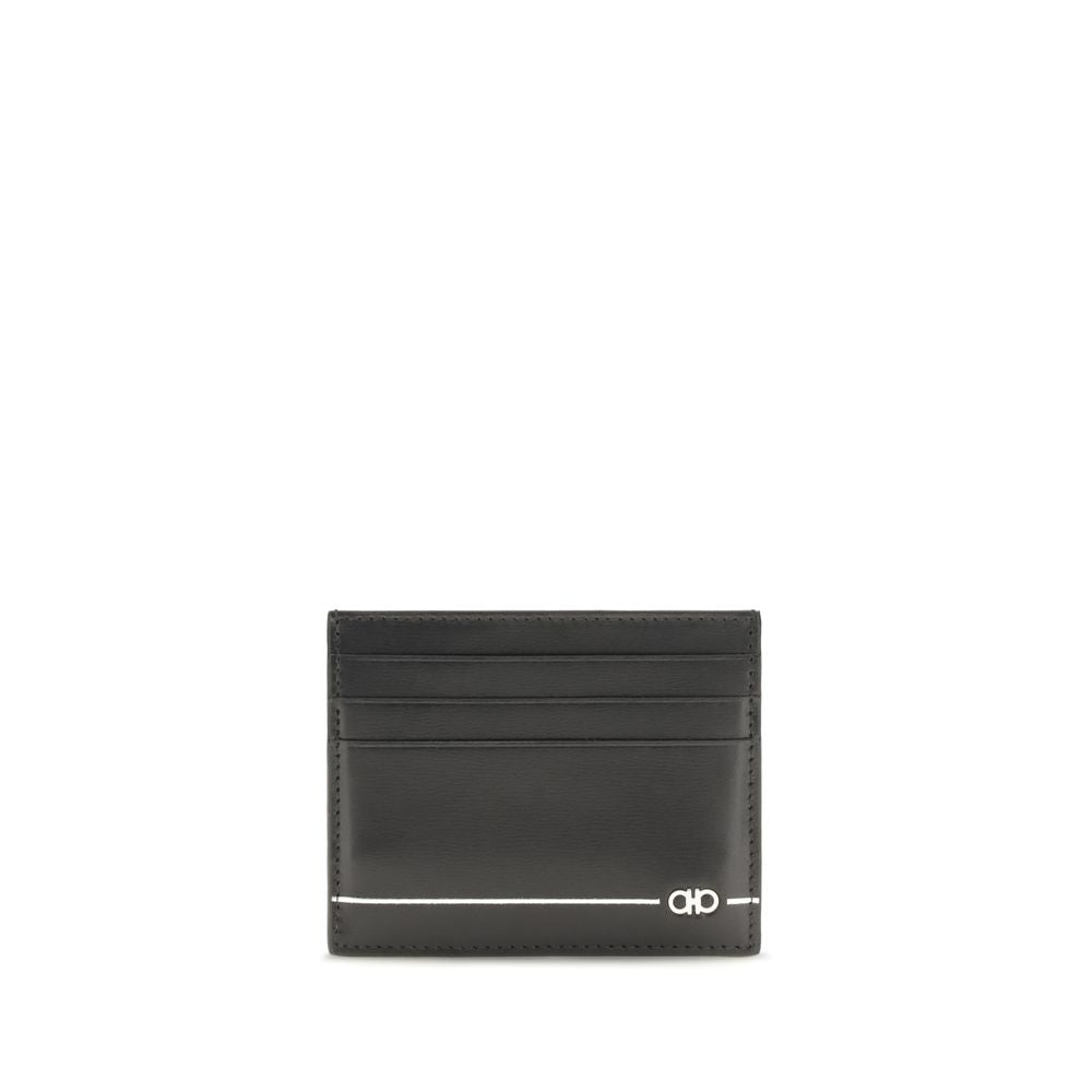 Gancini Leather Card Case