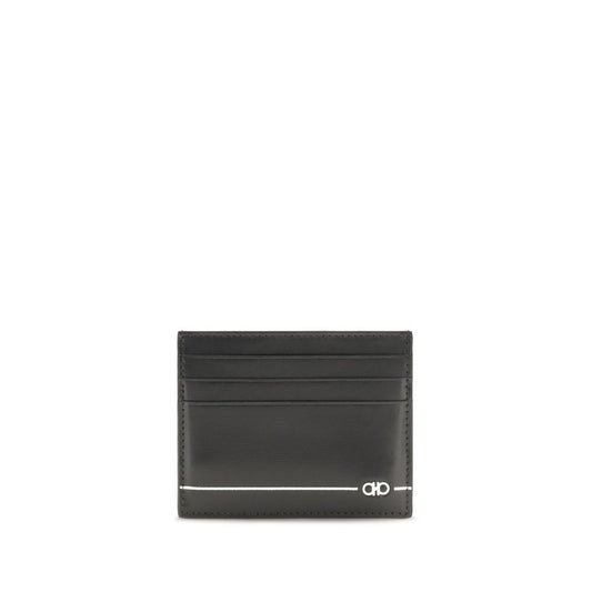 Gancini Leather Card Case