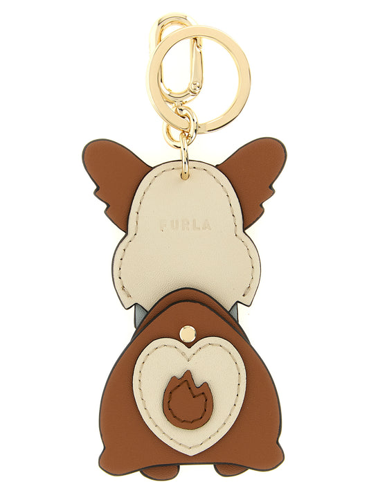 Allegra Corgi Leather Keyring