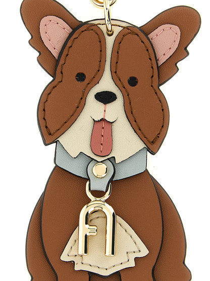 Allegra Corgi Leather Keyring