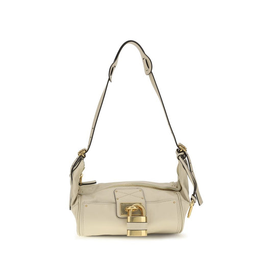 Small Paddington Padlock Bag in Leather