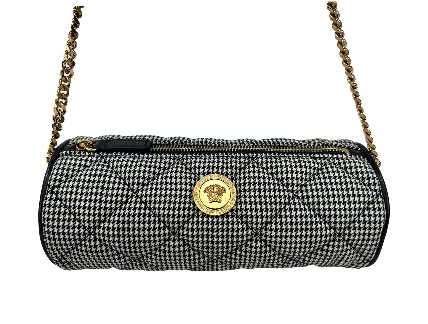 Medusa Quilted Evening Bag
