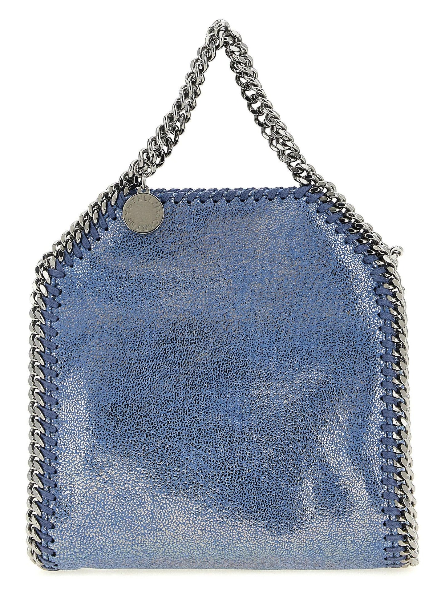 Falabella Tiny Tote Bag in Eco Shiny Dotted Chamois
