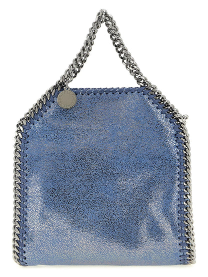 Falabella Tiny Tote Bag in Eco Shiny Dotted Chamois