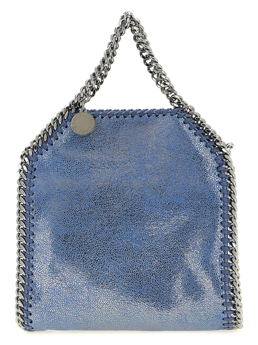 Falabella Tiny Tote Bag in Eco Shiny Dotted Chamois