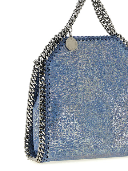 Falabella Tiny Tote Bag in Eco Shiny Dotted Chamois
