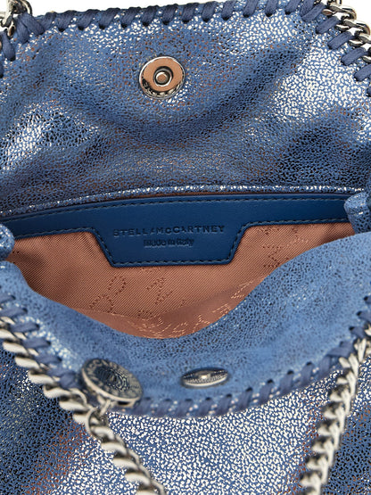 Falabella Tiny Tote Bag in Eco Shiny Dotted Chamois