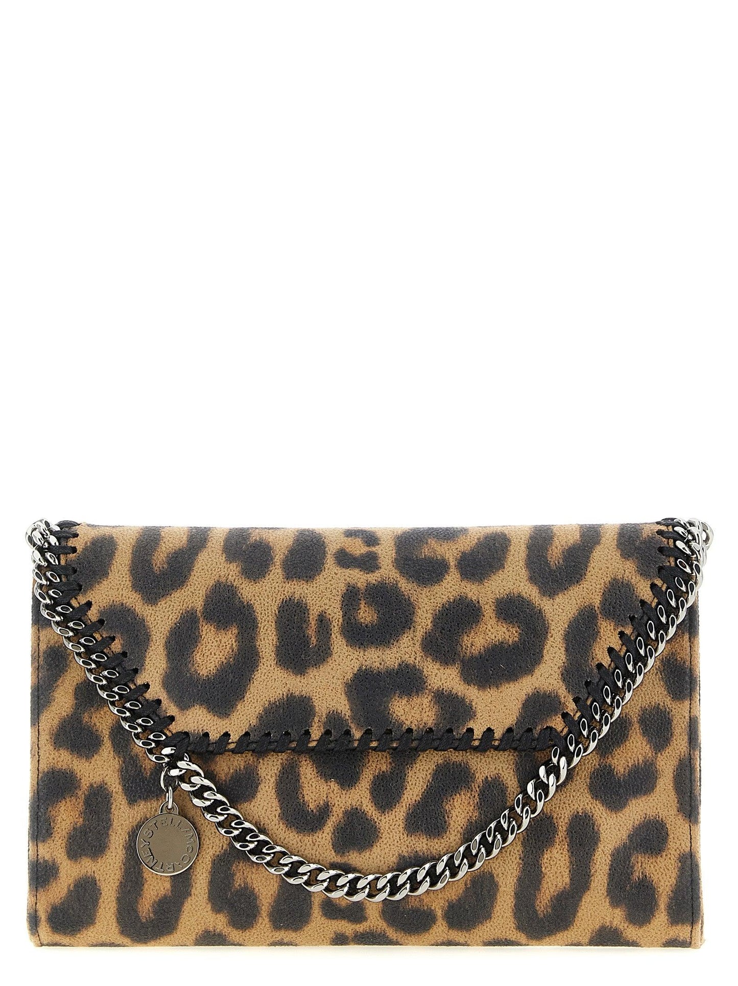 Falabella Leopard Print Wallet Cross Body Bag