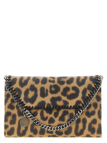 Falabella Leopard Print Wallet Cross Body Bag