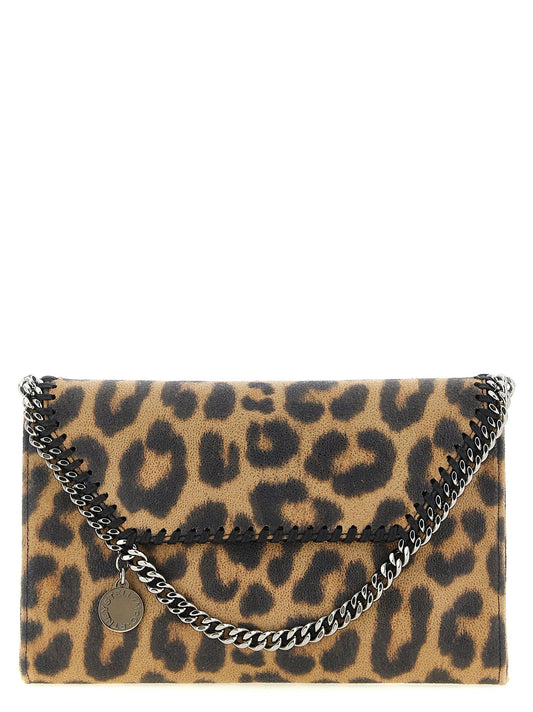 Falabella Leopard Print Wallet Cross Body Bag