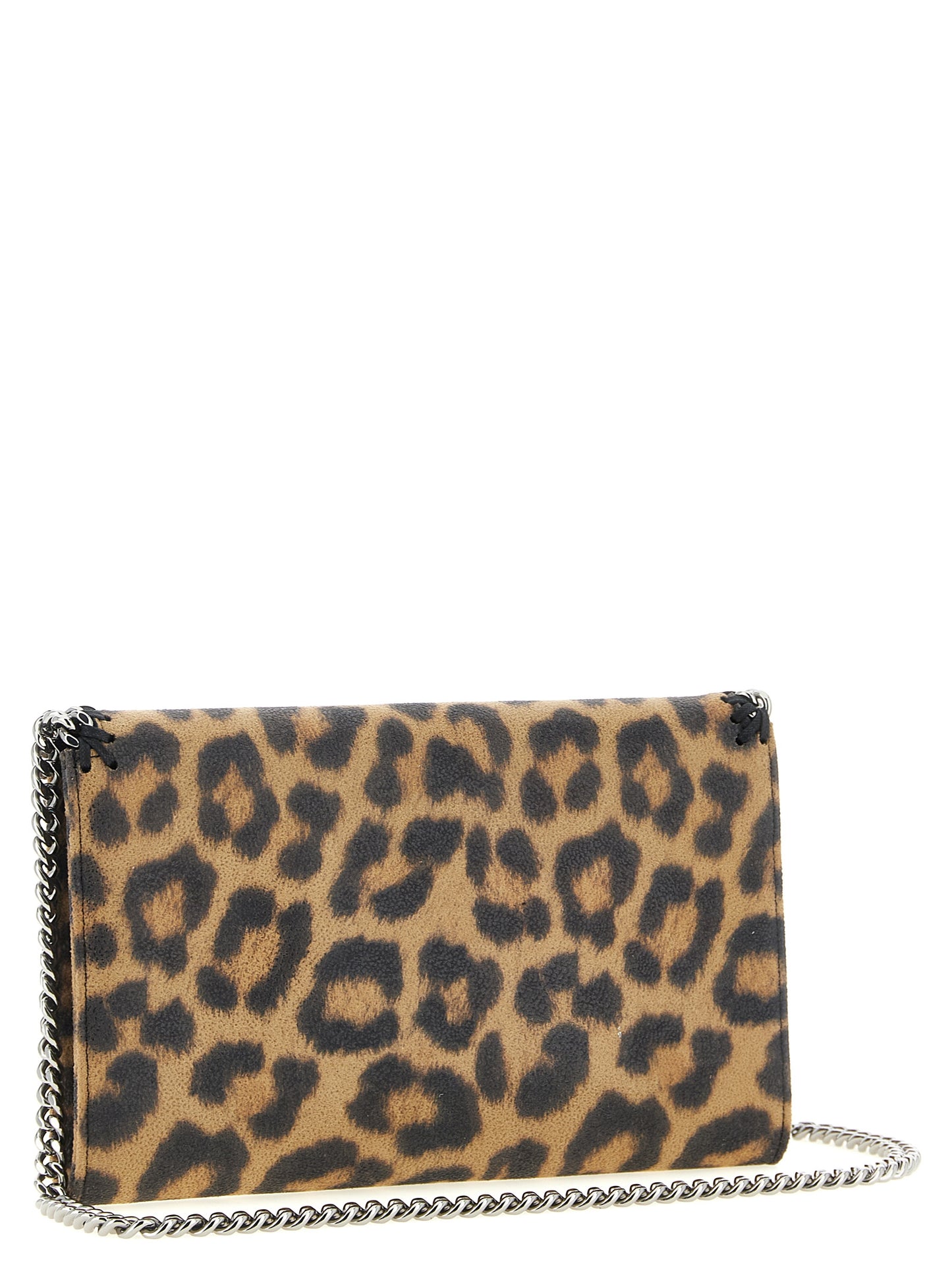 Falabella Leopard Print Wallet Cross Body Bag