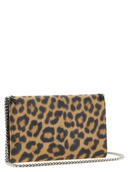 Falabella Leopard Print Wallet Cross Body Bag