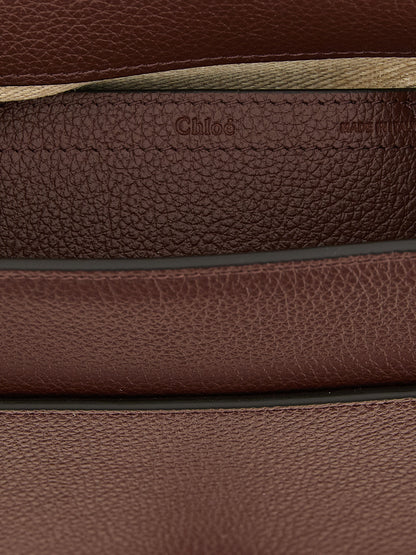 Marcie Saddle Bag in Grained Leather