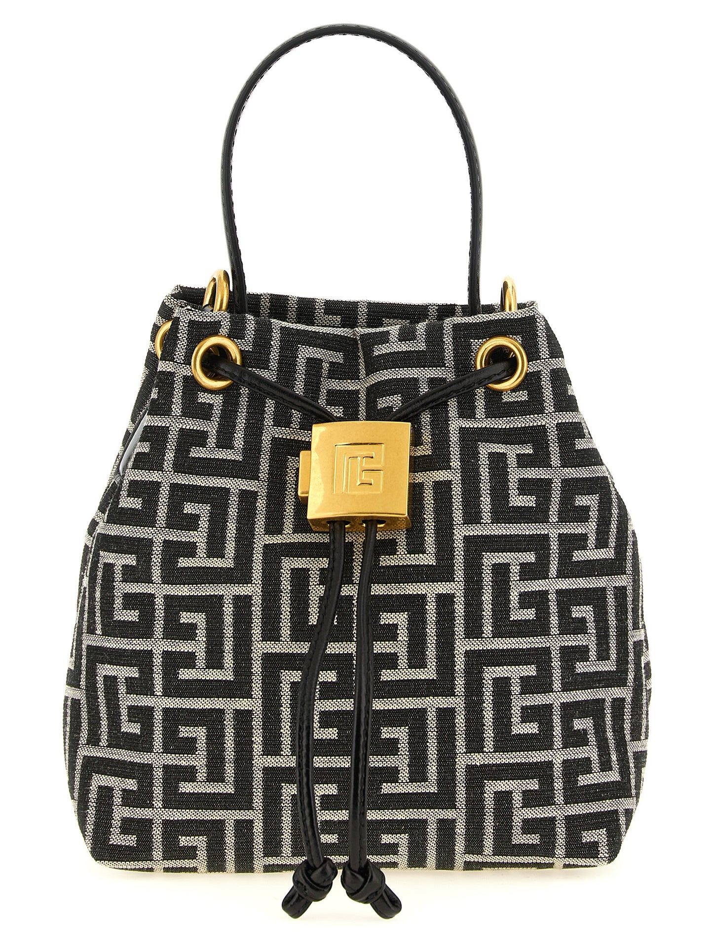 Pulse Bucket Bag in Monogram Jacquard
