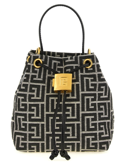 Pulse Bucket Bag in Monogram Jacquard