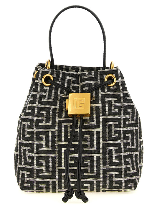 Pulse Bucket Bag in Monogram Jacquard