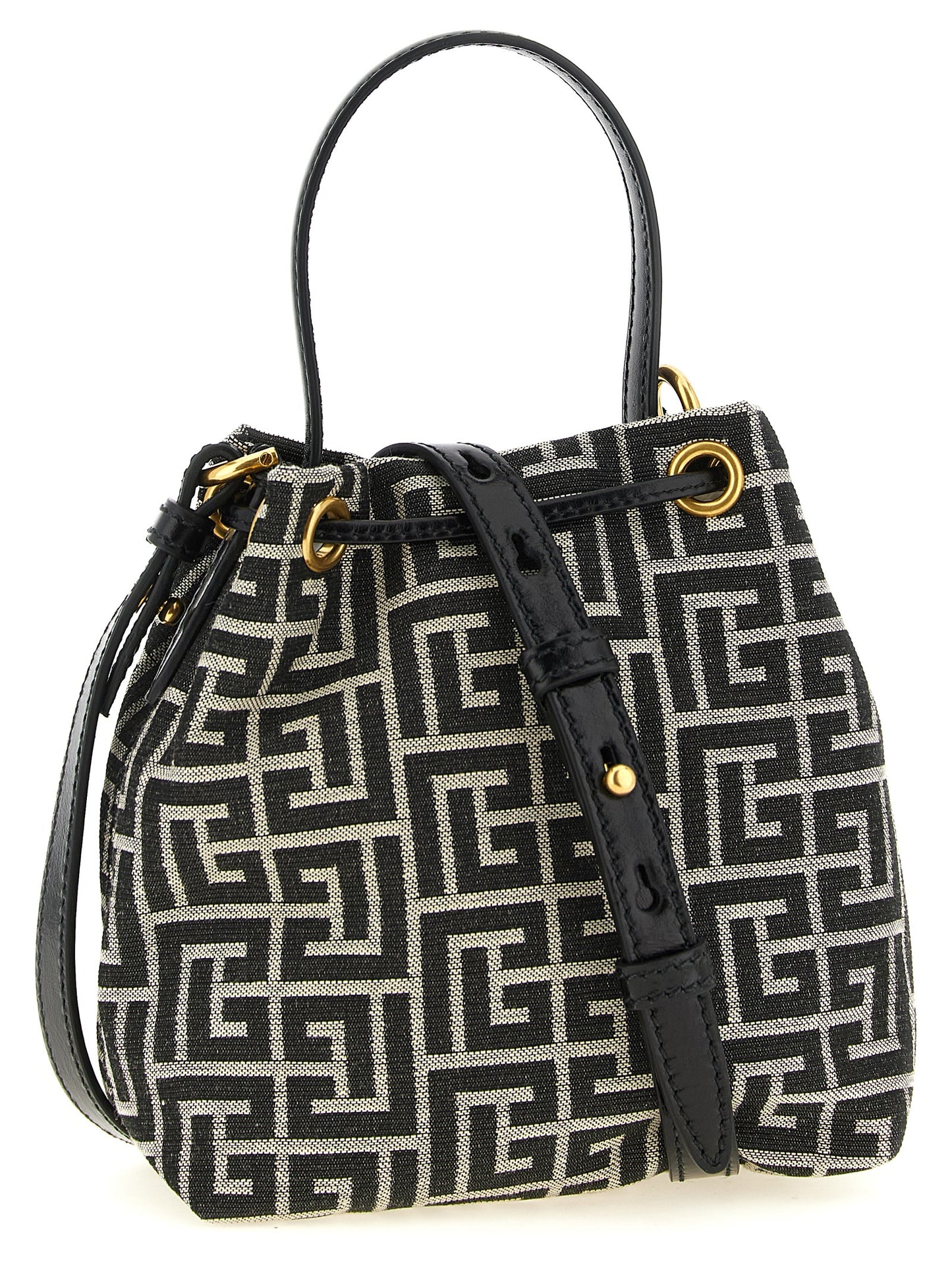 Pulse Bucket Bag in Monogram Jacquard