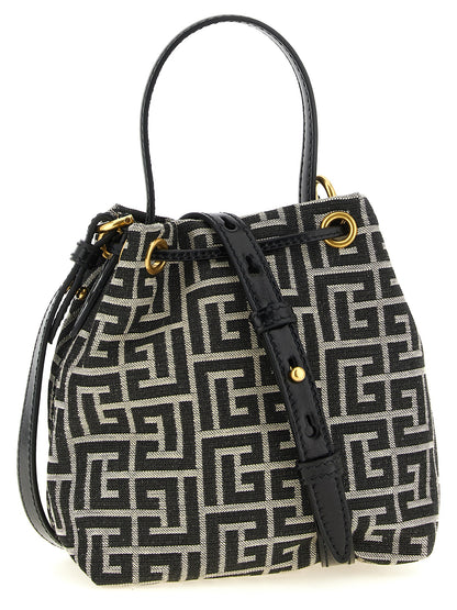 Pulse Bucket Bag in Monogram Jacquard