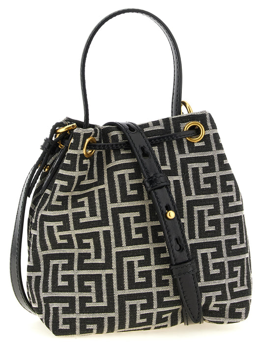 Pulse Bucket Bag in Monogram Jacquard