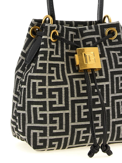 Pulse Bucket Bag in Monogram Jacquard