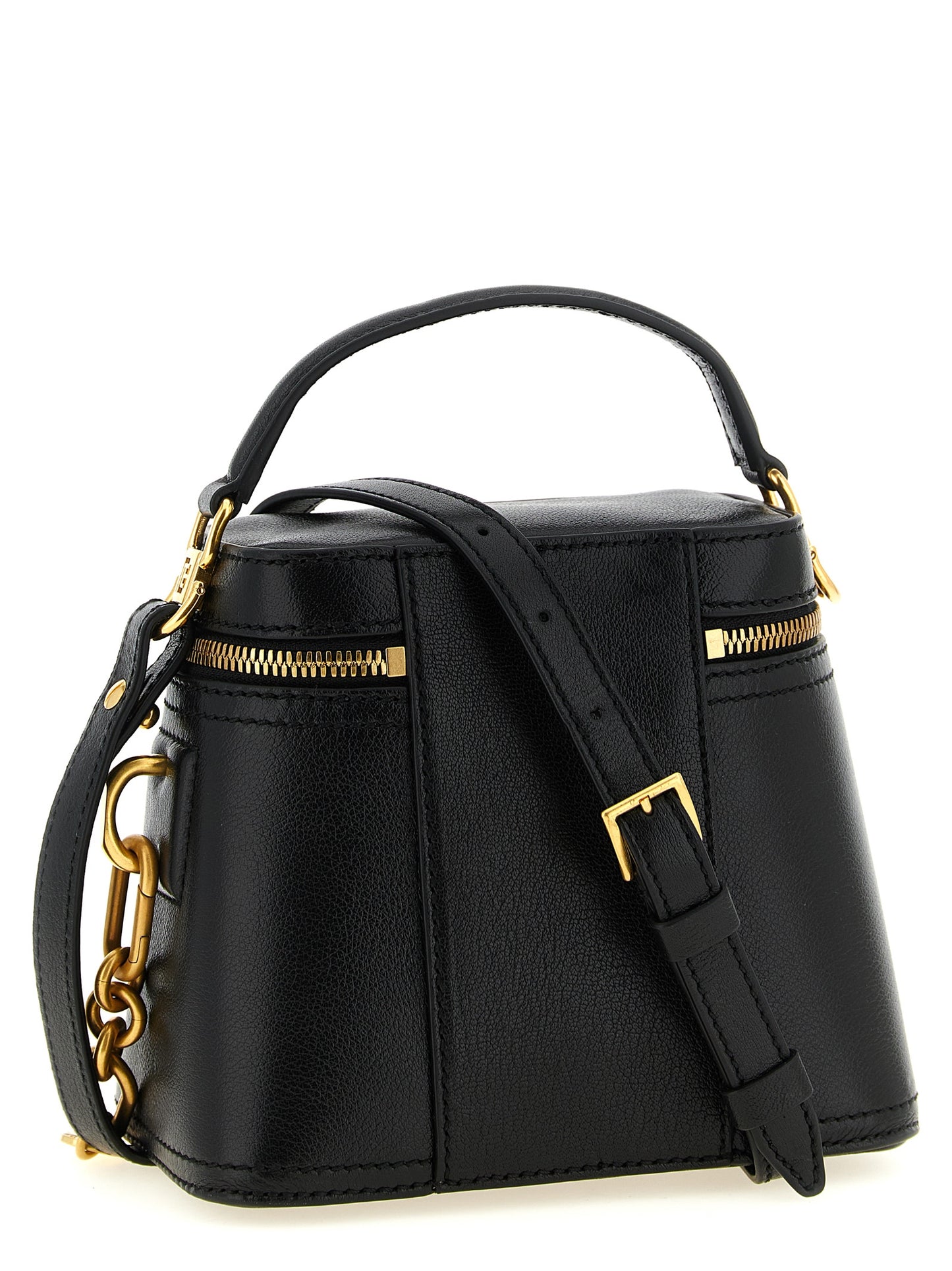 Pulse Vanity Top Handle Bag in Leather