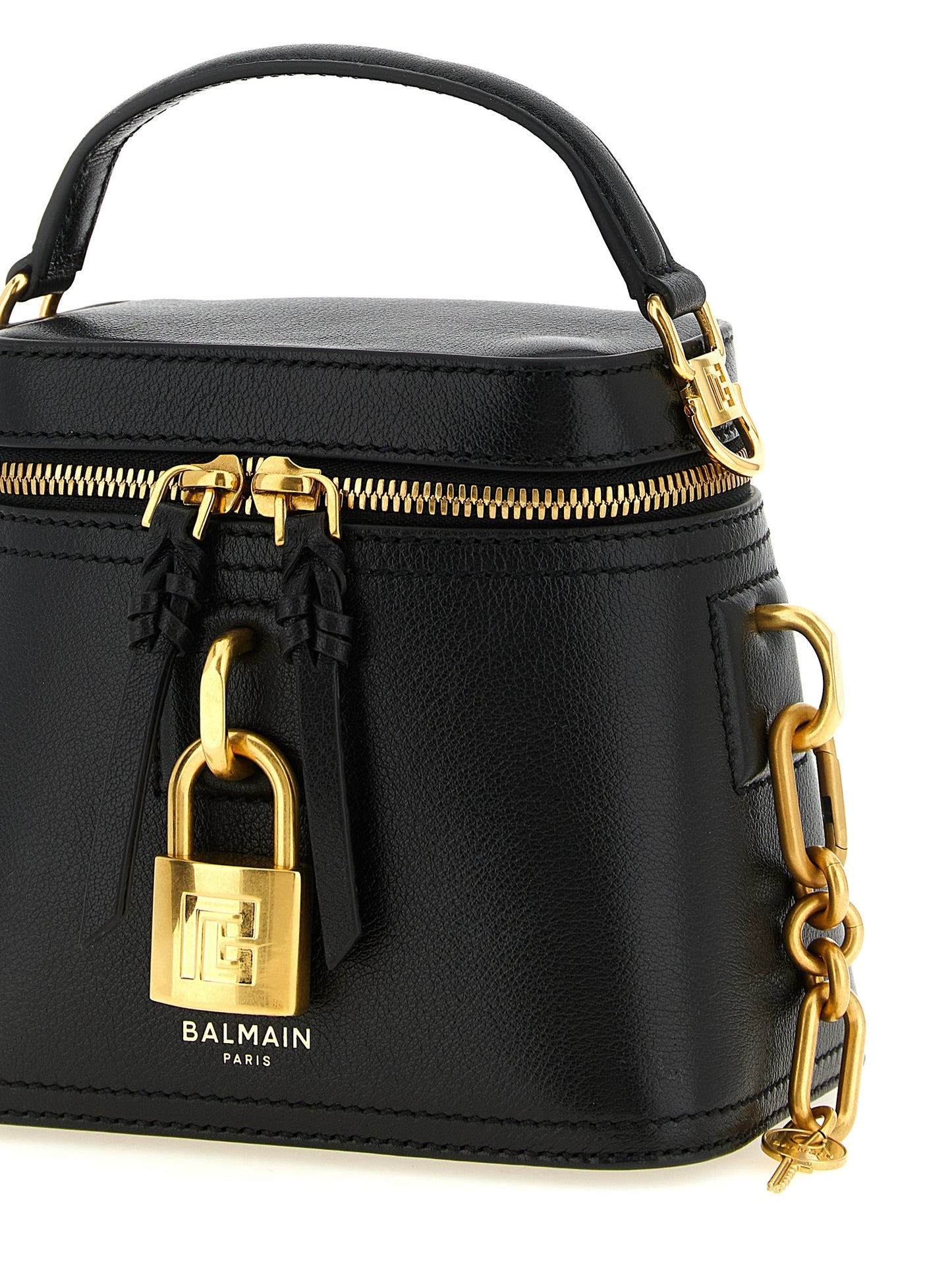 Pulse Vanity Top Handle Bag in Leather