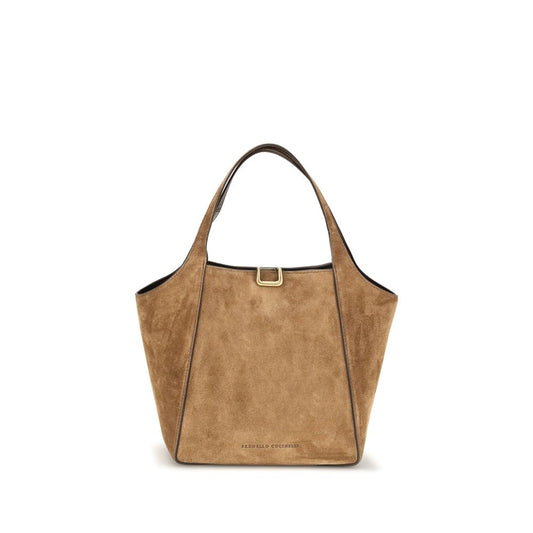 Sartorial Small Bucket Bag in Suede