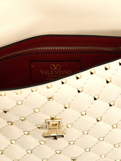 Rockstud Spike Quilted Shoulder Bag in Lambskin Leather