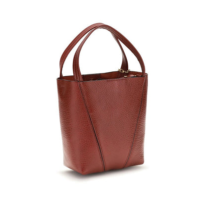 Spin Tote Bag in Grained Leather