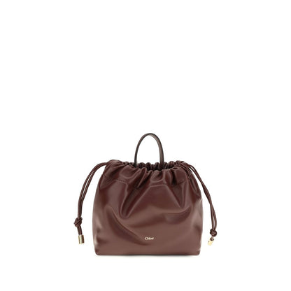 Icons Mini Shoulder Bag with Chain in Leather