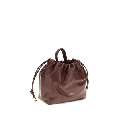 Icons Mini Shoulder Bag with Chain in Leather