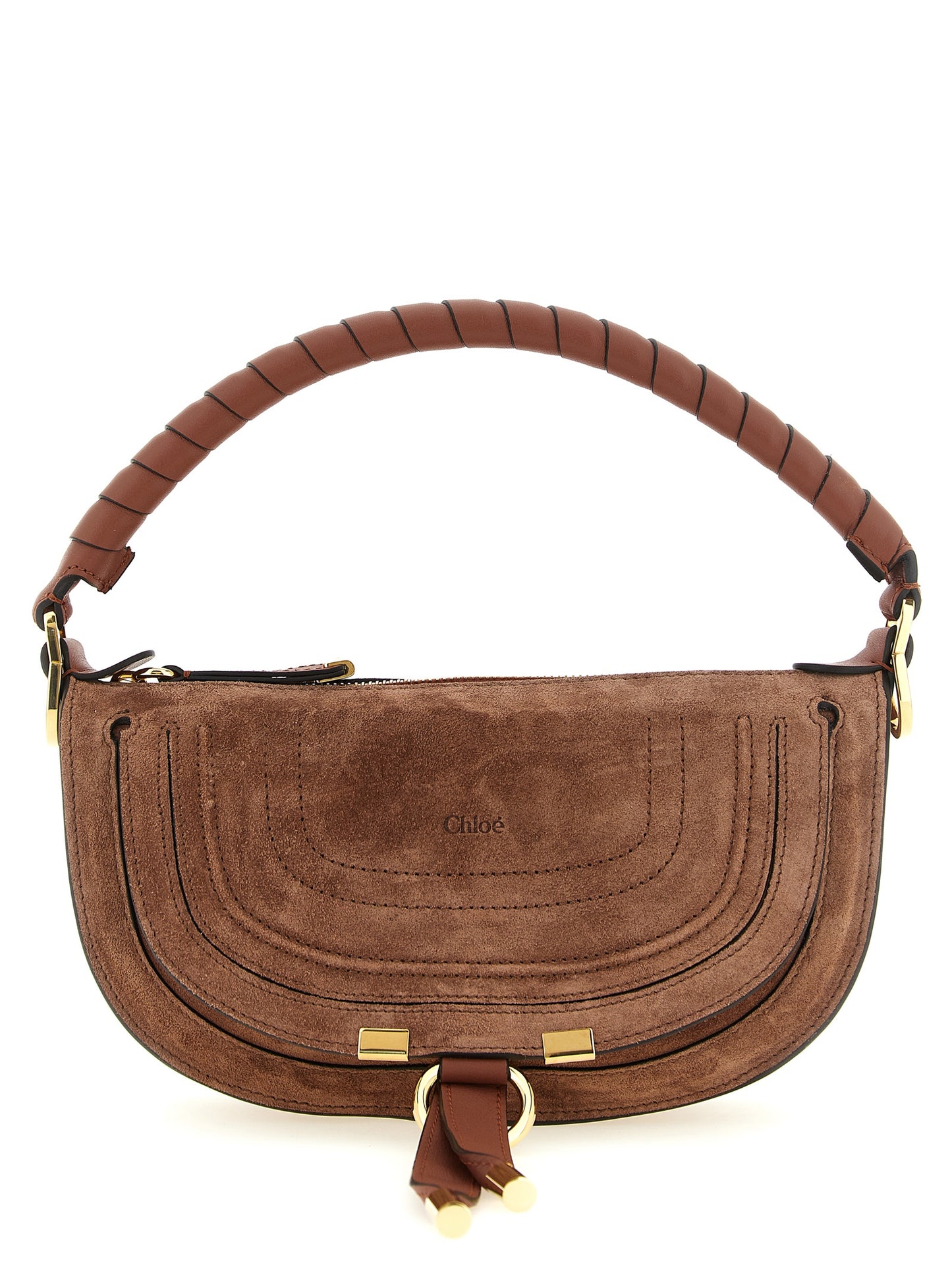 Marcie Mini Shoulder Bag in Suede