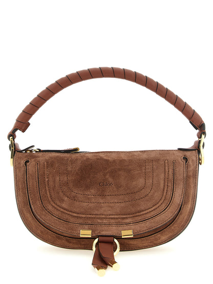 Marcie Mini Shoulder Bag in Suede