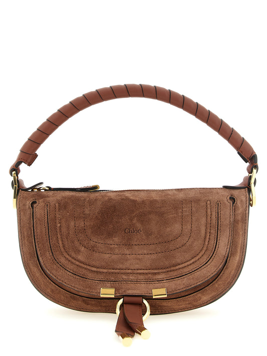 Marcie Mini Shoulder Bag in Suede