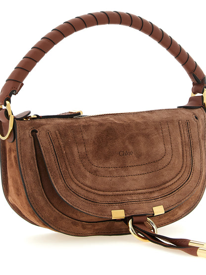 Marcie Mini Shoulder Bag in Suede
