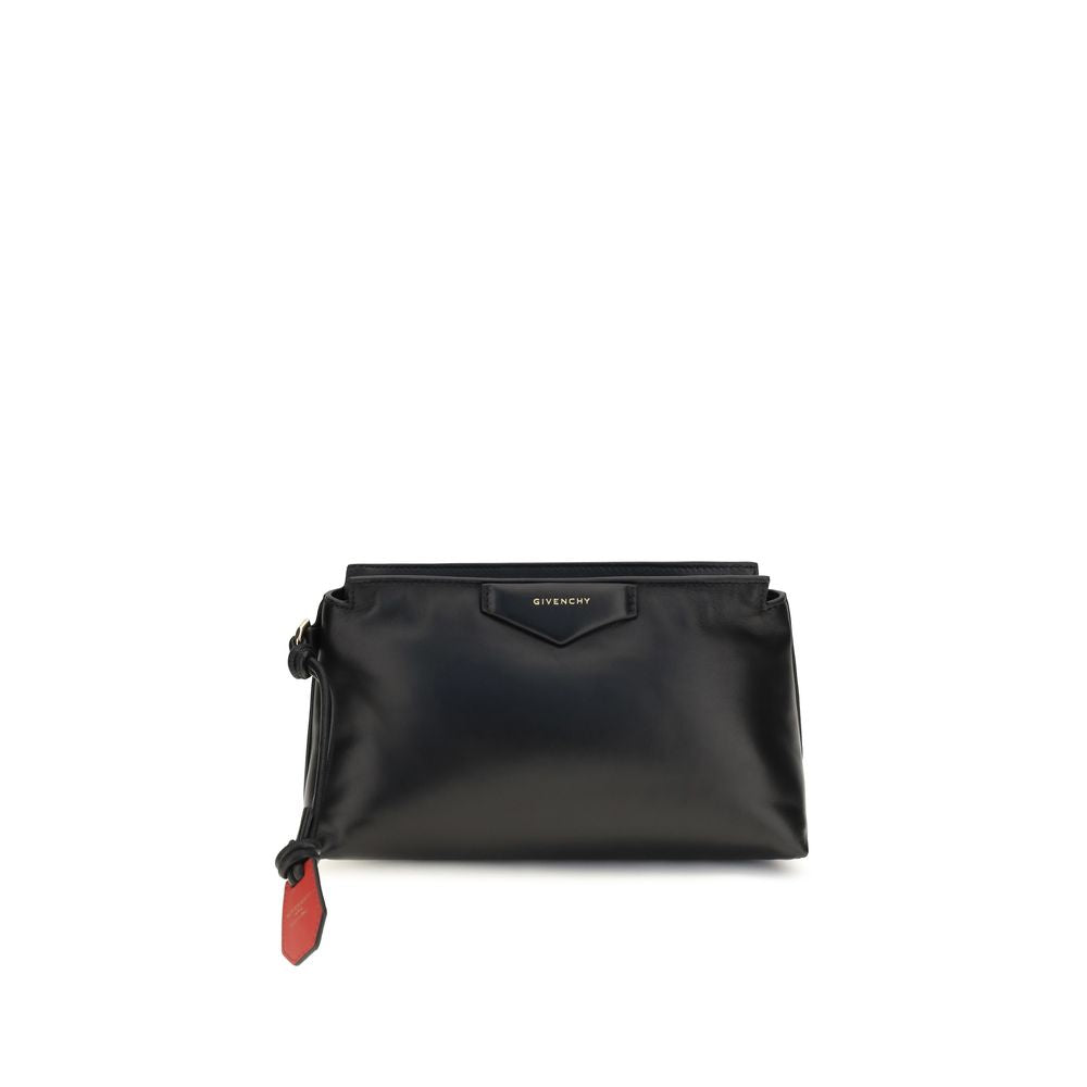 Antigona Bomber Pouch in Lambskin Leather
