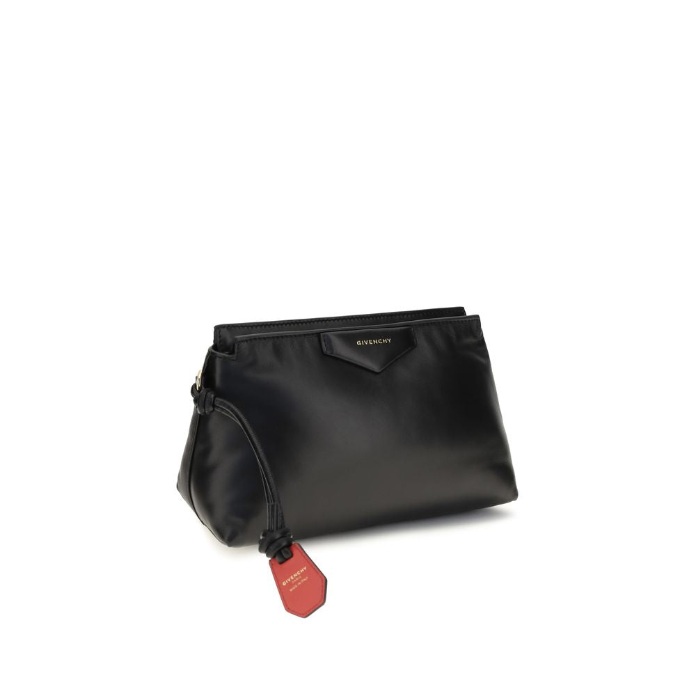 Antigona Bomber Pouch in Lambskin Leather