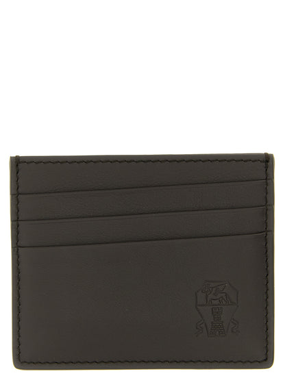 Calfskin Leather Card Holder