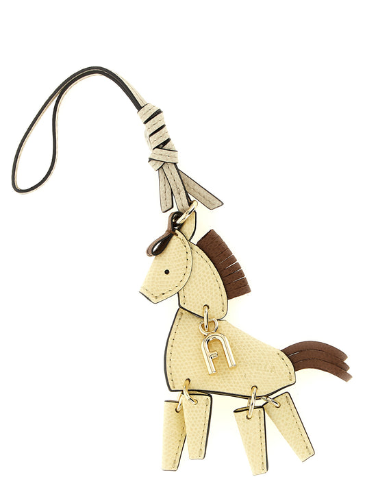 Allegra Horse Leather Charm Keyring