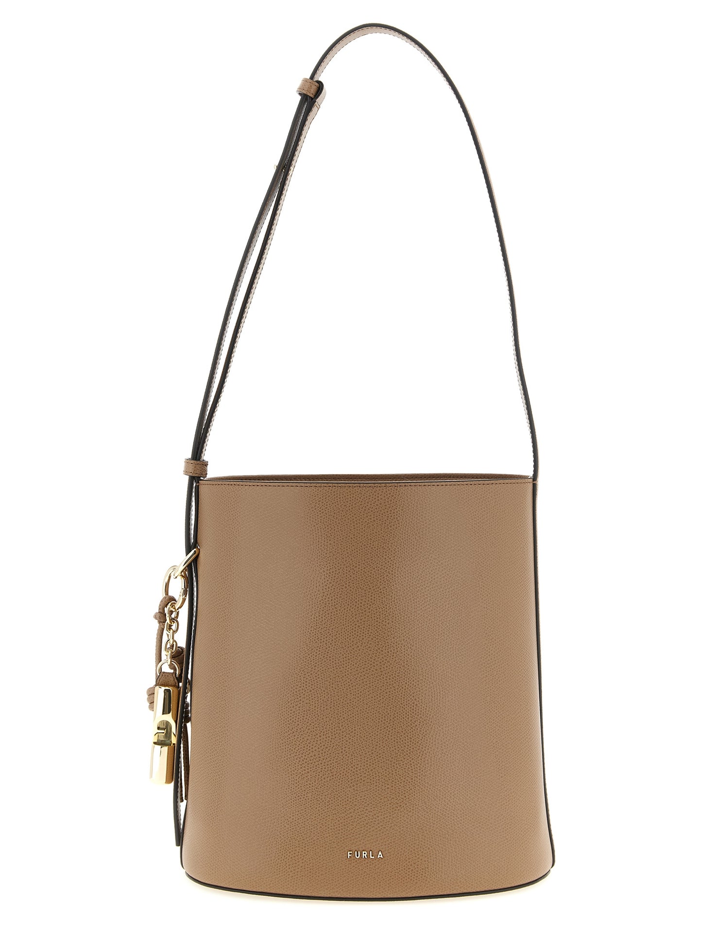 Roxie Bucket Bag in Grained Leather