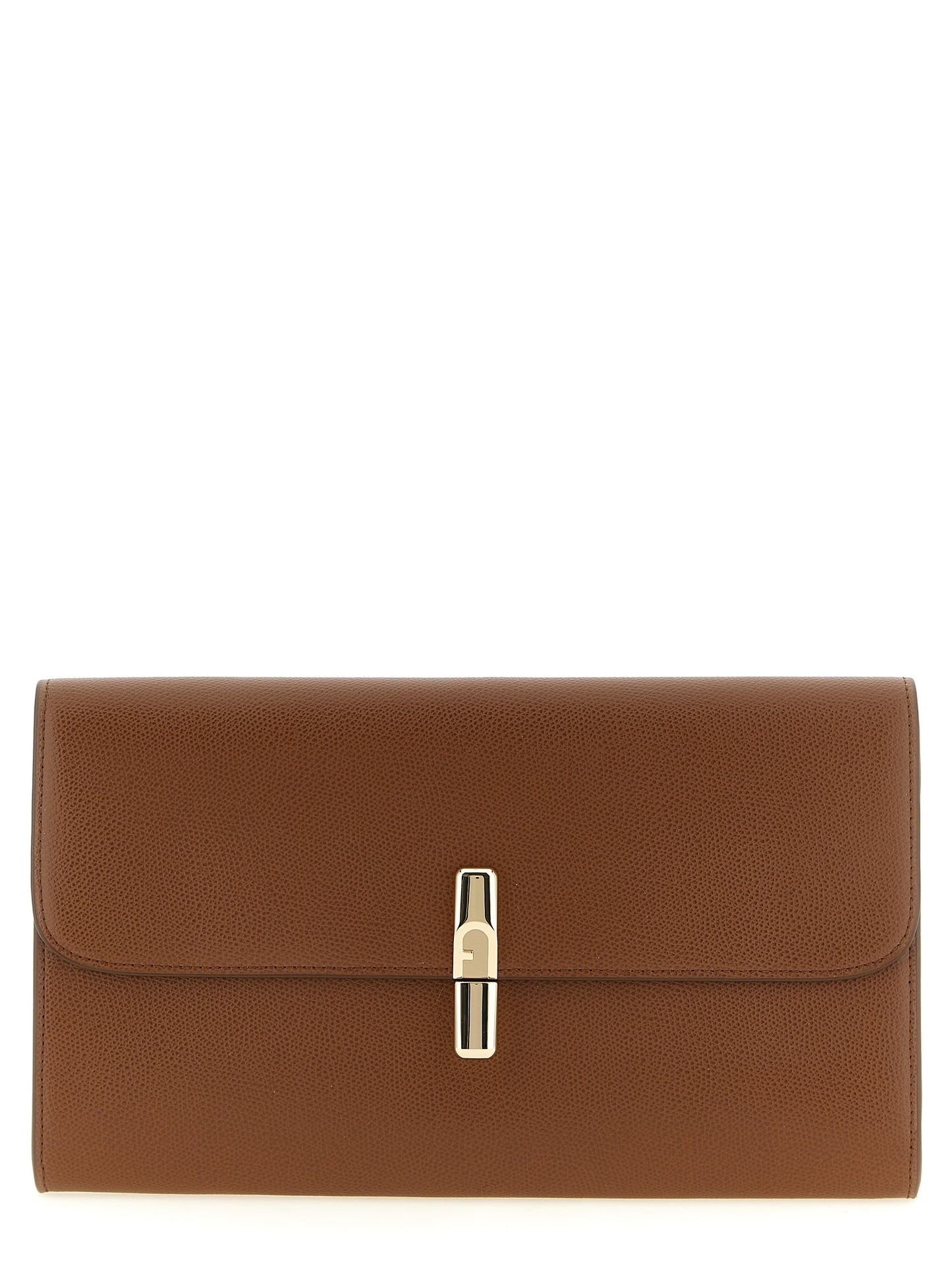 Iride Clutch Bag in Textured Leather