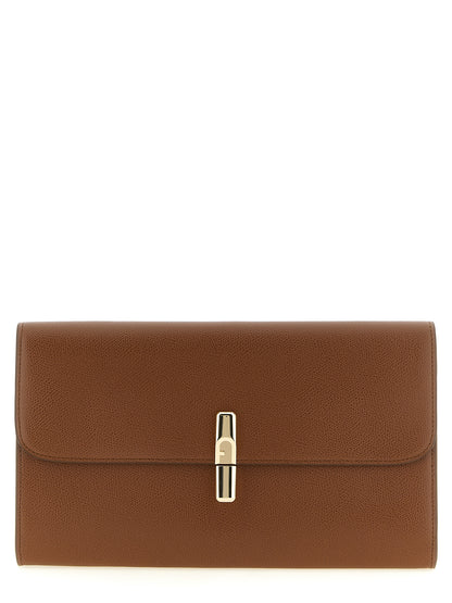 Iride Clutch Bag in Textured Leather