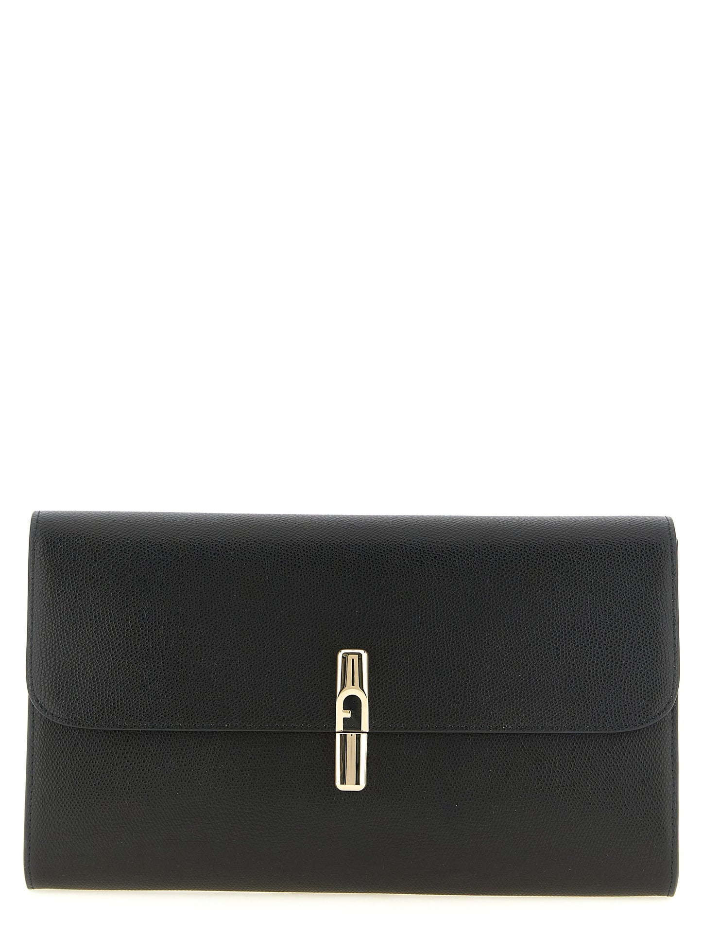 Iride Clutch Bag in Textured Leather